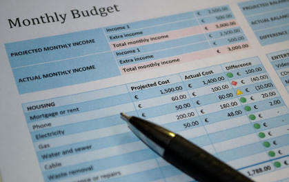 planowanie domowego budżetu i podatki